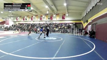 150 lbs 5th Place Match - Mitchell Hernandez, Palm Desert vs Anthony B Gonzalez, Norco