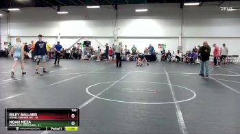 100 lbs Round 6 (8 Team) - Riley Ballard, Daniel Cormier WA vs Noah Meza, Black Fox Wrestling