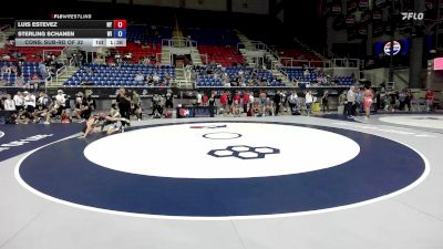 100 lbs Cons. Sub-rd Of 32 - Luis Estevez, NY vs Sterling Schanen, WI