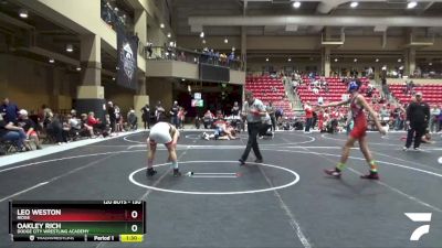 130 lbs 1st Place Match - Oakley Rich, Dodge City Wrestling Academy vs Leo Weston, Ridge