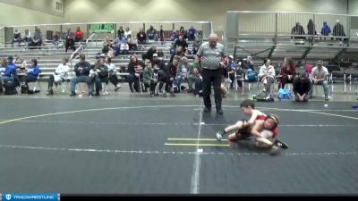 44 lbs Round 4 (6 Team) - Lincoln Rich, Black Knights Youth WC vs Jax Hallihan, ARES Black