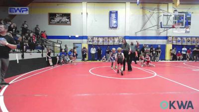 49-52 lbs Semifinal - Kysen Morgan, Fort Gibson Youth Wrestling vs Jaxon Ditmore, Team Tulsa Wrestling Club