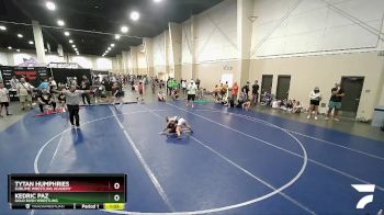 62 lbs Round 3 - Tytan Humphries, Sublime Wrestling Academy vs Kedric Paz, Gold Rush Wrestling