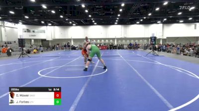 285 lbs C Of 16 #2 - David (Brett) Mower, Oregon State vs Jack Forbes, Utah Valley