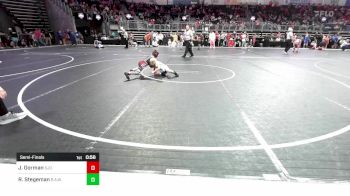 65 lbs Semifinal - Jack Gorman, SJO Spartans vs Ross Stegeman, R.A.W.