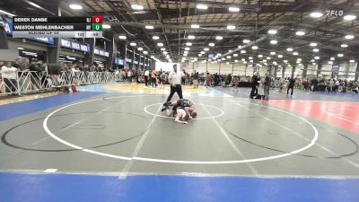 100 lbs Round Of 64 - Derek Danbe, NJ vs Weston Mehlenbacher, NY