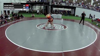 145 lbs Jolene Walls, Alabama Red vs Aleah Swilley, Michigan Blue