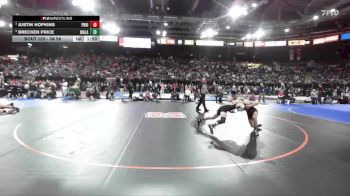 3A 98 lbs Quarterfinal - Justin Hopkins, Priest River vs Brecken Price, Malad