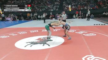 Champ. Round 1 - Phillip Titkemeier, Loomis vs Landon Newton, Tri County Northeast