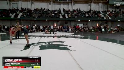 184 lbs Cons. Round 1 - Codei Khawaja, Michigan vs Spencer Steiner, Northern Illinois