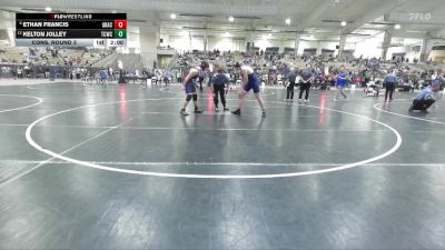 189 lbs Cons. Round 3 - Kelton Jolley, Overton Co MSWC vs Ethan Francis, Stampede Wrestling Club