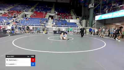 145 lbs Cons 32 #2 - Mason Ketcham, New York vs Colton Lucero, Colorado