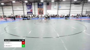 160 lbs Round Of 16 - Benjamin Smith, MD vs Coy Bryson, PA