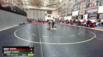 126-127 lbs Round 3 - Braeden Cliggett, Chaparral vs Brody Jenkins, Legend