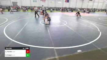 138 lbs Consolation - Channing Porter, Dominate vs Alex Green, Alaska Battle Cats