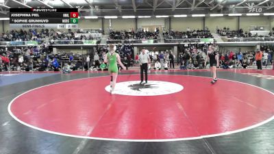 138 lbs Semifinal - Josephina Piel, New Milford vs Sophie Grunhuvd, Massabesic
