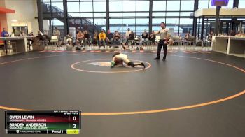 J-12 lbs 1st Place Match - Owen Lewin, McDominate Training Center vs Braden Anderson, Siouxland Wrestling Academy