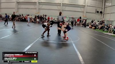 100 lbs Finals (2 Team) - Malachi Bell, Dayton Bandits vs Jonathan Toriello, Killer Elite