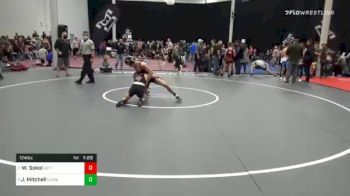 124 lbs Semifinal - Wyatt Sokol, Gettysburg vs Jake Mitchell, Cumberland Valley