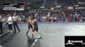 110 lbs Champ. Round 1 - Jonah Montgomery, Bonner Springs vs Elijah Steiner, Hoisington WC