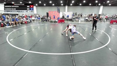 126 lbs Andrew DiPiazza, Wisconsin Blue vs Carson Blum, Team Michigan Blue