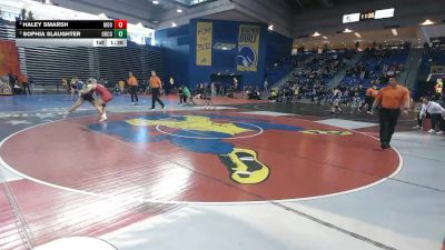 130 lbs Semifinal - Sophia Slaughter, Orange County vs Haley Smarsh, Moon Area