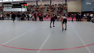 125 lbs Cons. Round 1 - Gavin Rockey, UW-Eau Claire vs Truth Vesey, Harper CC