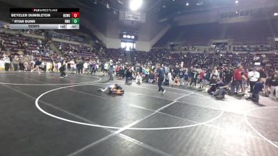 57 lbs Semis - Ryan Dunn, Ridge Wrestling Club vs Beyeler Dumbleton, Bear Cave Wrestling Club