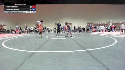 175 lbs 3rd Place Match - Jacob Green, OK vs Edmund Evans, OK