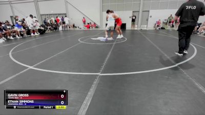 285 lbs Placement Matches (8 Team) - Gavin Gross, Texas Red vs Ethan Simmons, Louisiana Red