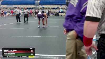 190 lbs Champ. Round 1 - Austin Lewis, Mount Saint Joseph vs Benny Laupert, Boys` Latin School