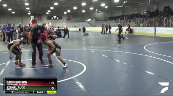 82 lbs Cons. Round 4 - Gavin Shelton, Three Rivers Wildcats vs Ezekiel Rudd, Mat Psychos