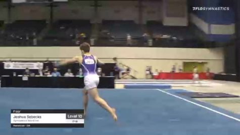 Joshua Sobecks - Floor, Gymnastics World Inc. - 2021 USA Gymnastics Development Program National Championships