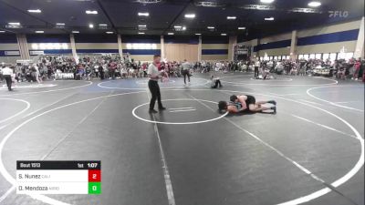 120 lbs Round Of 128 - Sal Nunez, California Gladiators WC vs Osvaldo Mendoza, Arroyo WC