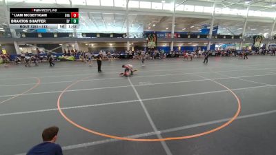 113 lbs Cons. Round 5 - Liam McGettigan, Unattached vs Braxton Shaffer, Unattached