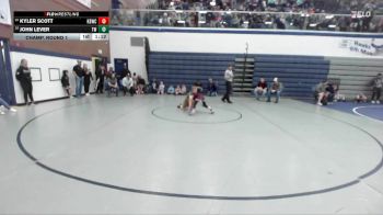 71 lbs Champ. Round 1 - Kyler Scott, Kimberly Bulldog Wrestling Club vs John Lever, TW Wrestling