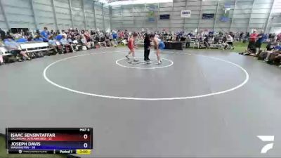 160 lbs Placement Matches (16 Team) - Isaac Sensintaffar, Oklahoma Outlaws Red vs Joseph Davis, Washington