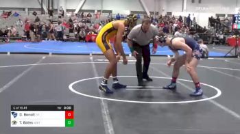 184 lbs Consolation - Daniel Benoit, The Citadel vs Tyler Bates, Kent State