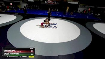 132 lbs Quarterfinal - David Medina, Beat The Streets - Los Angeles vs Jacob Fernandez, California