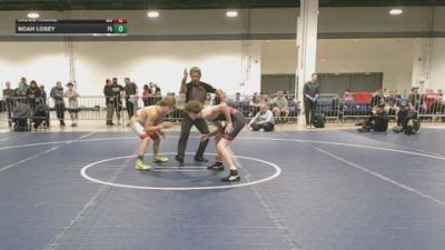 120 lbs Consi Of 32 #1 - Jacob Kranz, MN vs Noah Losey, PA