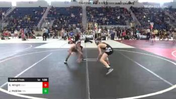 72 lbs Quarterfinal - Korbyn Wright, Colorado Outlaws vs Jaxon McBiles, Thatcher War Eagles