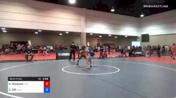 138 kg Semifinal - Alex Almeyda, Edge Wrestling vs Charlie Dill, Curby 3 Style Wrestling Club