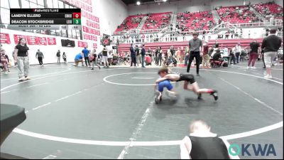 49 lbs 3rd Place - Landyn Ellerd, Choctaw Ironman vs Deacon Stockbridge, Lexington Wrestling Club