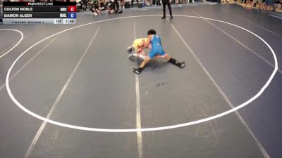 144 lbs Champ. Round 1 - Colton Noble, Mustang Wrestling Club vs Damon Alger, MN Elite