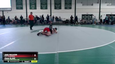 87-96 lbs Quarterfinal - Fran Blake, Panther Wrestling Club vs Jake Pechter, Built By Brunson