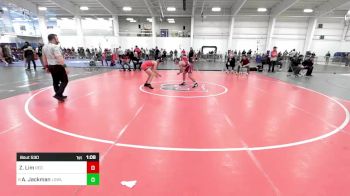 100 lbs Semifinal - Zachary Lim, Red Roots WC vs Antoine Jackman, Lowell