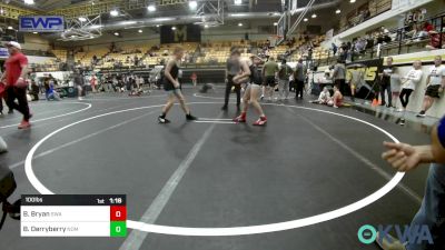 100 lbs Final - Brodee Bryan, Shelton Wrestling Academy vs Blaine Derryberry, Team Nomad