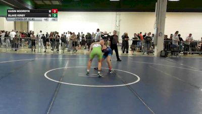 120 lbs Consi Of 16 #2 - Kasin Noordyk, WI vs Blake Kirby, PA