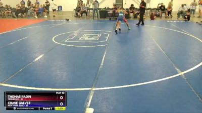 71 lbs Semis & 1st Wrestleback (8 Team) - Thomas Radin, Tennessee vs Chase Galvez, New York Blue