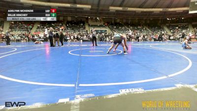 150 lbs Consolation - Adelynn McKenzie, Lady Warriors Wrestling Club vs Billie Hinchey, ERJH